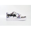 Special Sale A Bathing Ape Bape Sta Low White Purple Color Spray,1J22 291 004