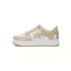 Special Sale A Bathing Ape Bape Sta Low White Brown Mirror Surface,1170 191 022