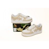 Special Sale A Bathing Ape Bape Sta Low White Brown Mirror Surface,1170 191 022