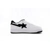 Special Sale A Bathing Ape Bape Sta Low White And Black Tick,1173-191-912