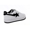 Special Sale A Bathing Ape Bape Sta Low White And Black Tick,1173-191-912