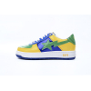 Special Sale A Bathing Ape Bape Sta Low Black Yellow Green Orchid,1180 191 004