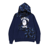 BAPE Color Camo College Cutting Relaxed Fit Hoodie Navy