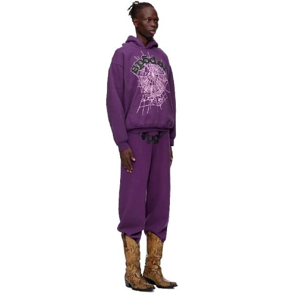 SP5DER Web Hoodie Purple(M)