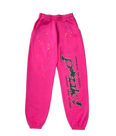 SP5DER Worldwide Pink Sweatpants