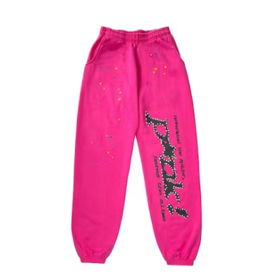 SP5DER Worldwide Pink Sweatpants