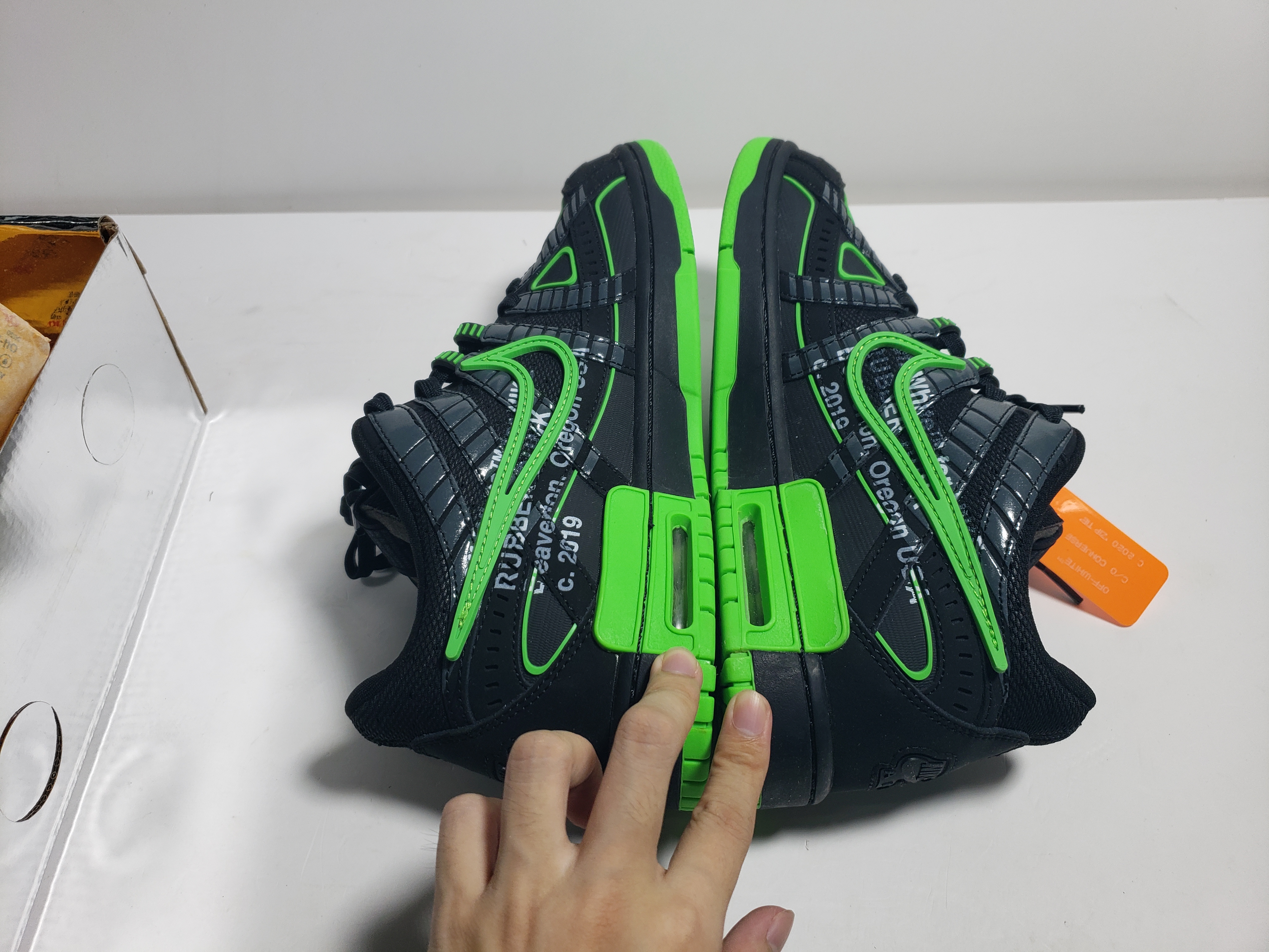 PKGoden Air Rubber Dunk Off-White Green Strike,CU6015-001