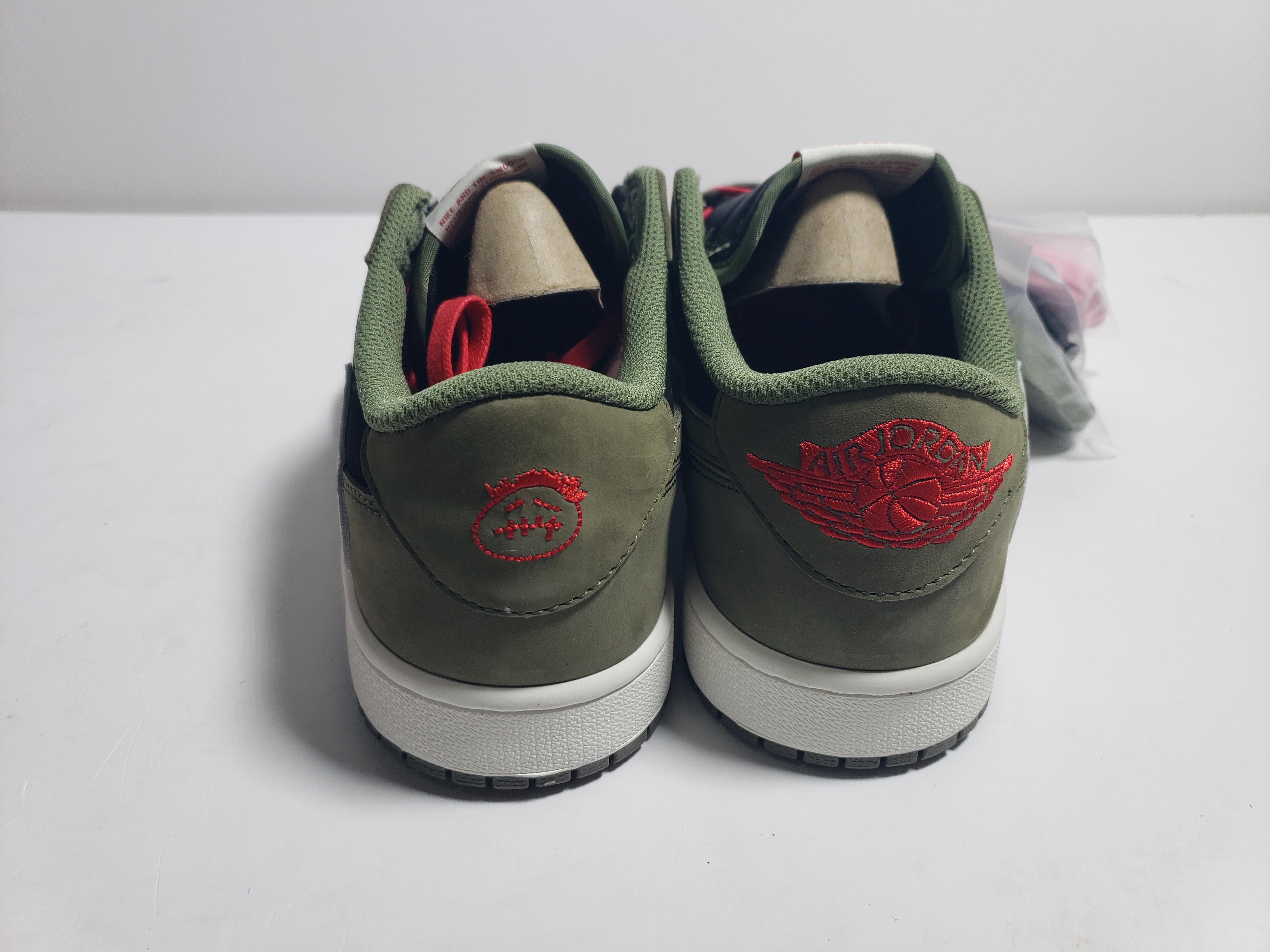 PKGoden Jordan 1 Low Dark Green x Travis Scott, DM7866-196