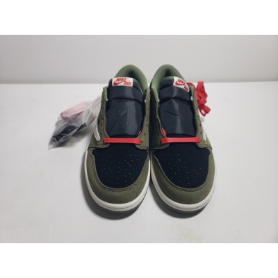 PKGoden Jordan 1 Low Dark Green x Travis Scott, DM7866-196