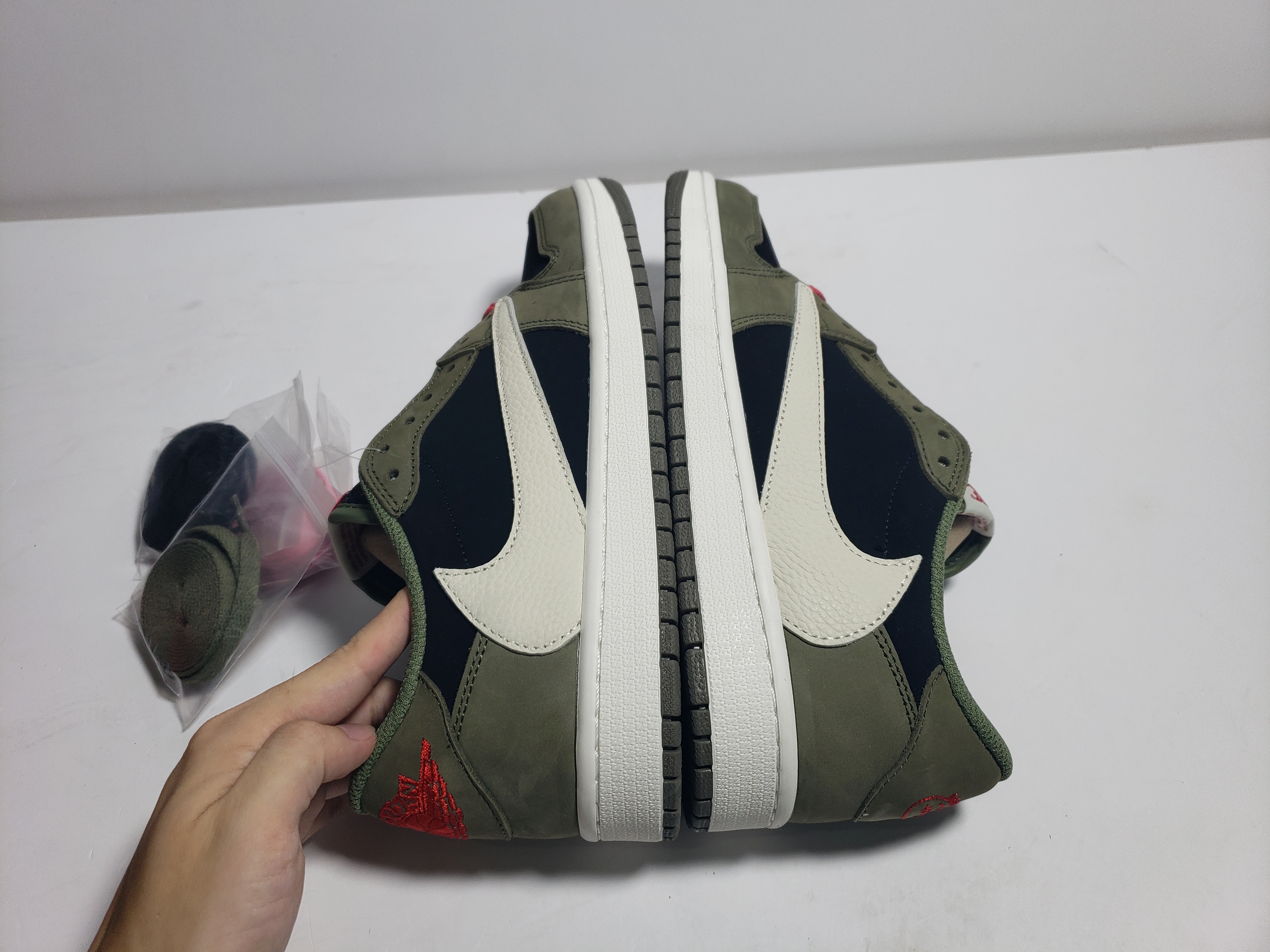 PKGoden Jordan 1 Low Dark Green x Travis Scott, DM7866-196