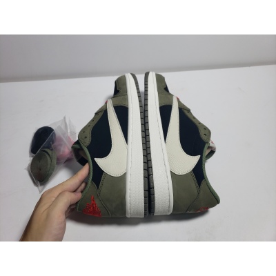 PKGoden Jordan 1 Low Dark Green x Travis Scott, DM7866-196