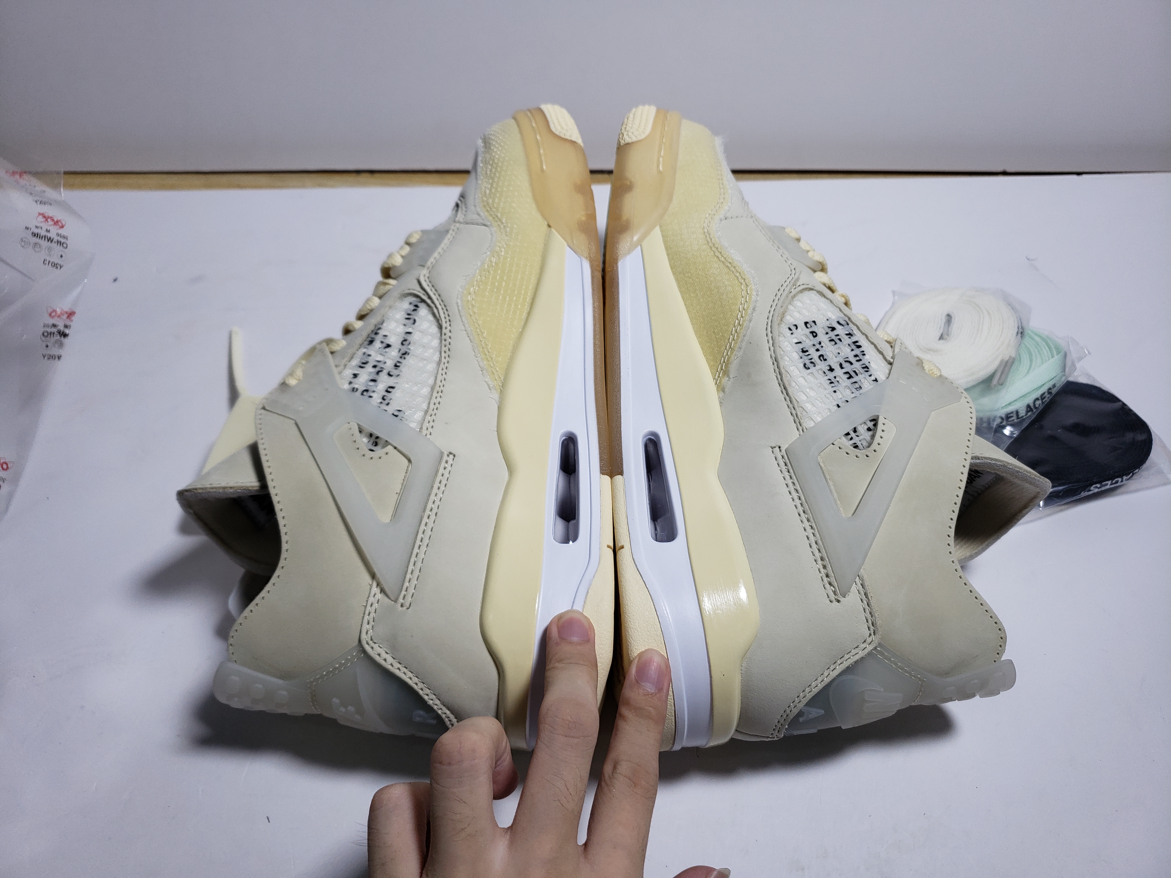 PKGoden Jordan 4 Retro Off-White Sail,CV9388-100