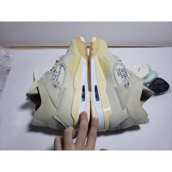 PKGoden Jordan 4 Retro Off-White Sail,CV9388-100