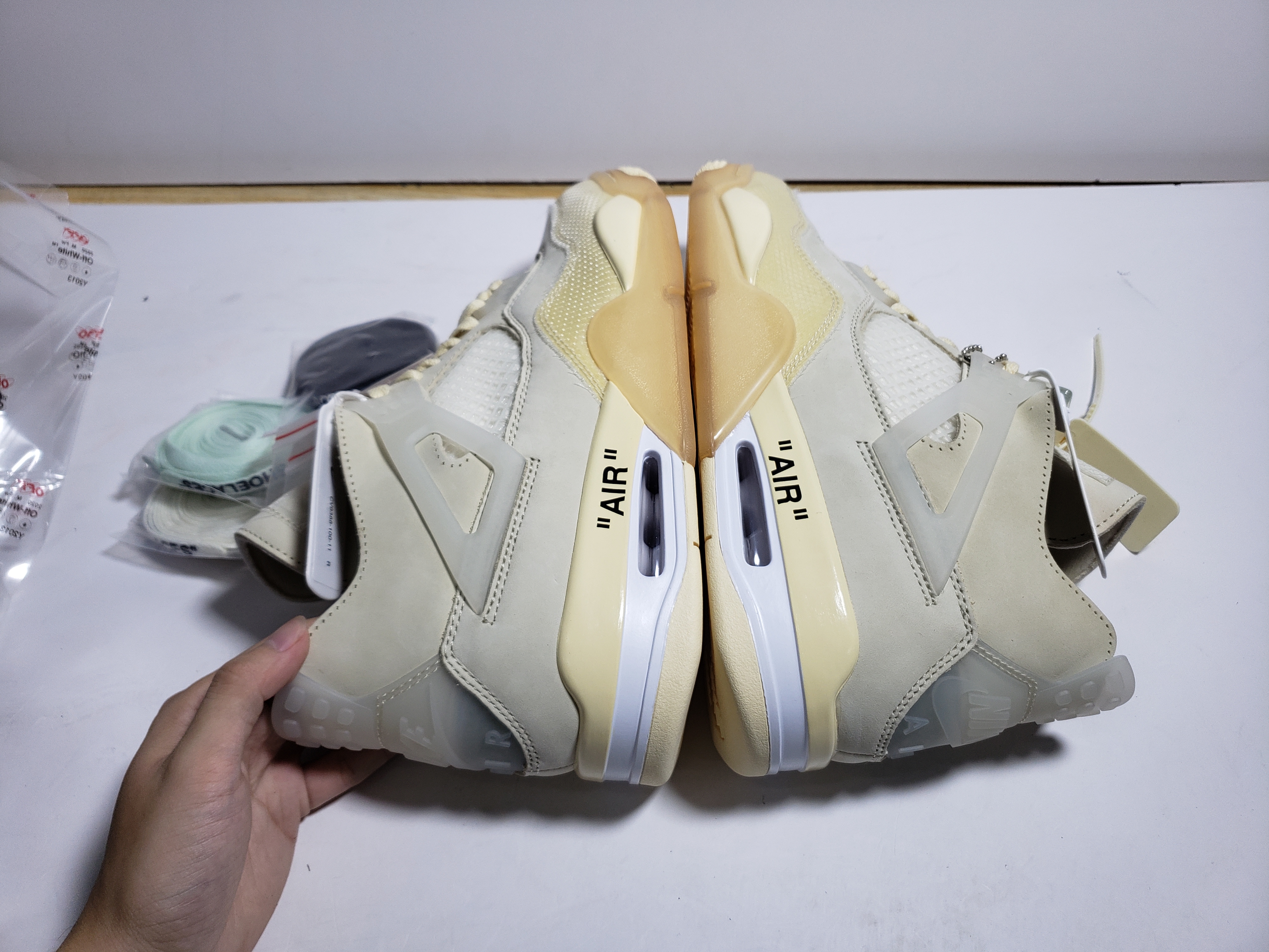 PKGoden Jordan 4 Retro Off-White Sail,CV9388-100