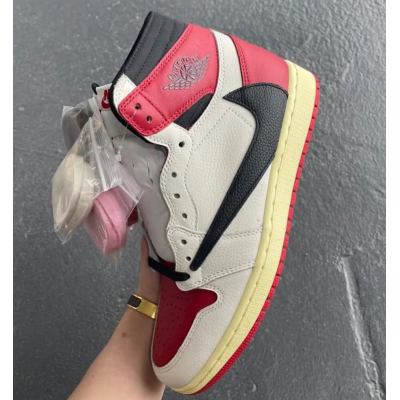 PKGoden Jordan 1 High OG SP Fragment x Travis Scott Red