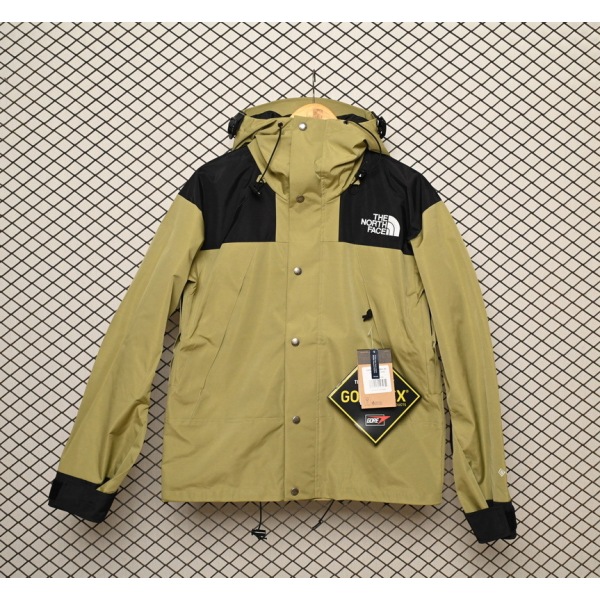 The North Face Black and Mustard Green