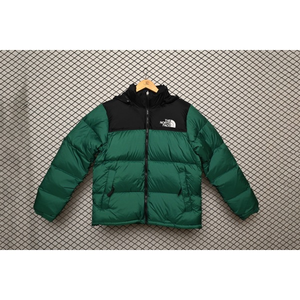 The North Face Splicing White And Green