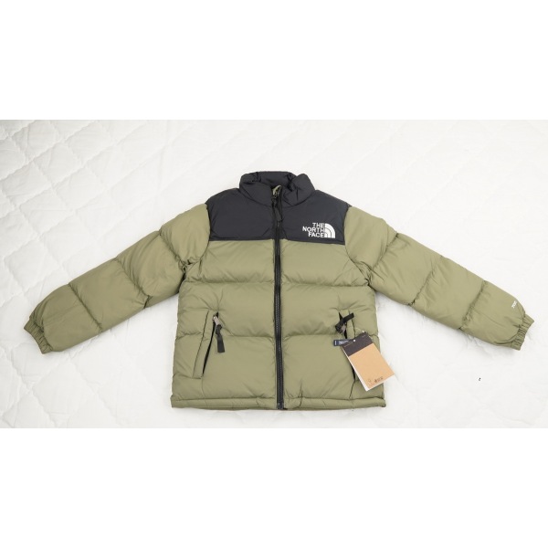 Kids The North Face Black and Blackish Mustard Green