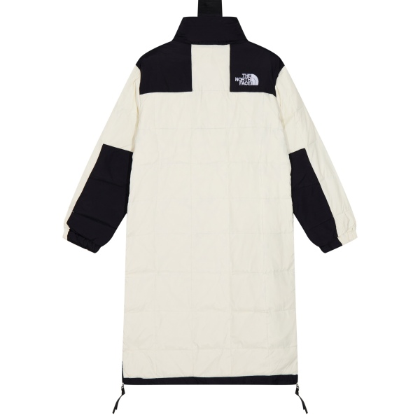 The North Face color matching chessboard Down Jacket