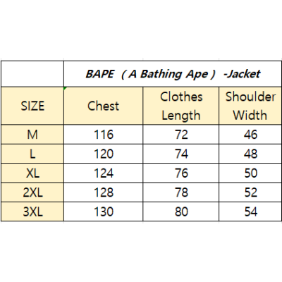 BAPE Jacket 7358