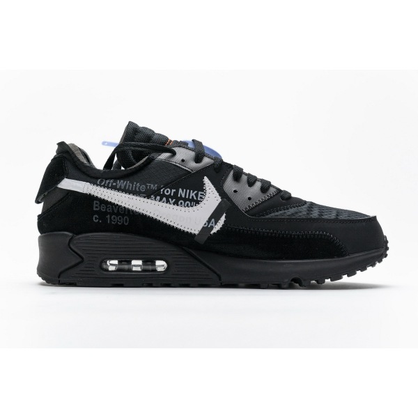  PK God  Air Max 90 OFF-WHITE Black,AA7293-001 the best replica sneaker 