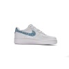 OG Air Force 1 Low '07 Essential White Worn Blue Paisley , DH4406-100