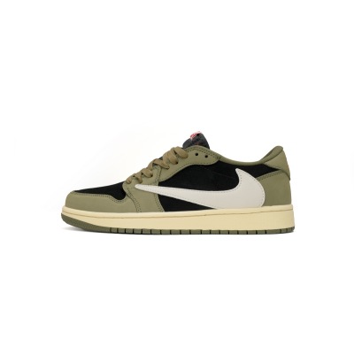 Special Sale Travis Scott x Air Jordan 1 Low OG "Black Olive"  DM7866-002