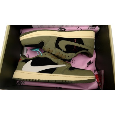 Special Sale Travis Scott x Air Jordan 1 Low OG "Black Olive"  DM7866-002