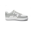 Special Sale A Bathing Ape Bape Sta Low White Grey Rao Noodles 1170-191-021