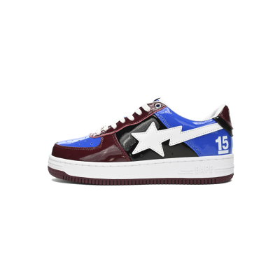 Special Sale A Bathing Ape Bape Sta Low Baijiu red blue 1H22-191-027