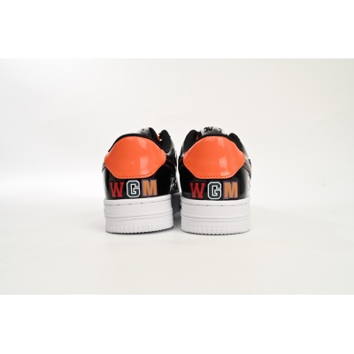 Special Sale A Bathing Ape Bape Sta Low  Orange Shark 1H30-191-005