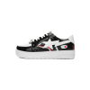 Special Sale A Bathing Ape Bape Sta Low Black and White Shark 1H30-191-009