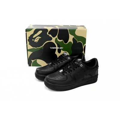 Special Sale A Bathing Ape Bape Sta Low Black 1J30 -191- 013