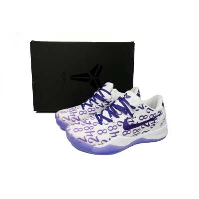 PKGoden Kobe 8 Protro “White Court Purple” FQ3549-191