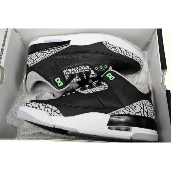 PKGoden Jordan 3 Retro Green Glow CT8532-031