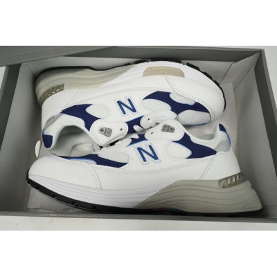 OG New Balance 992 White Navy M992EC