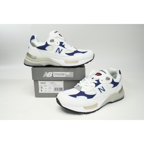 OG New Balance 992 White Navy M992EC