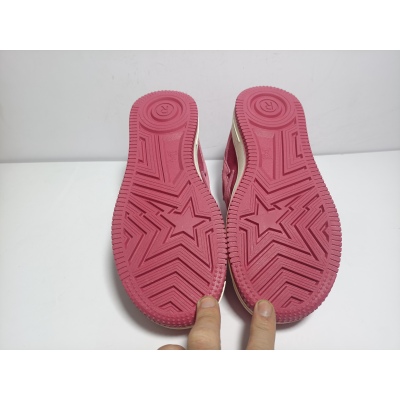 PKGoden A Bathing Ape Bape Sta Pink Suede,1H70-191-004