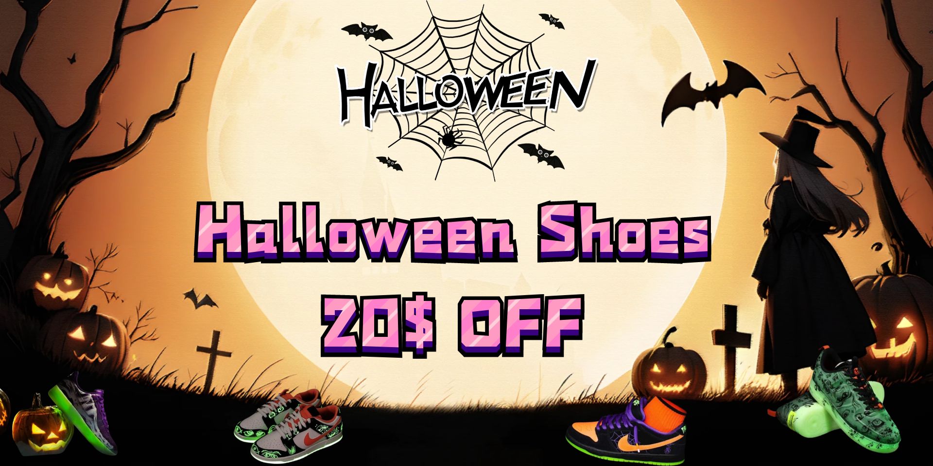 Halloween Shoes 20$ OFF