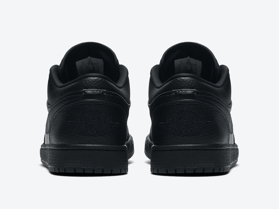 Air Jordan 1 Low Triple Black 553558-091 Release Date Info | SneakerFiles