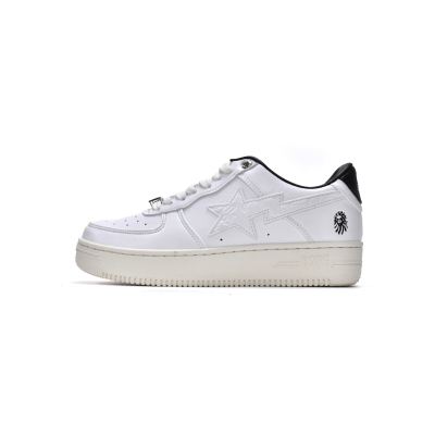 BoostMasterLin A Bathing Ape Bape Sta Low White Black 1H70-191-022