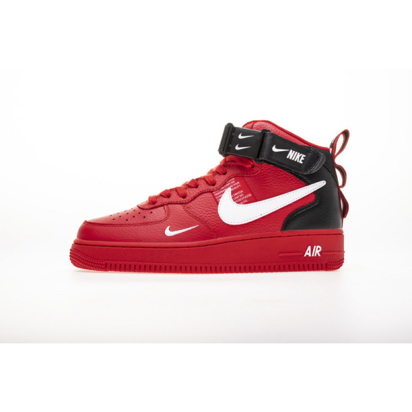 GET Air Force 1 Mid Utility University Red 804609-605