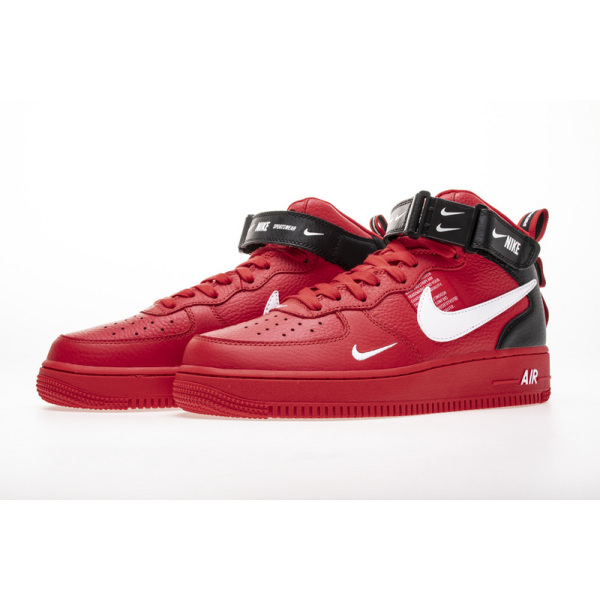 GET Air Force 1 Mid Utility University Red 804609-605
