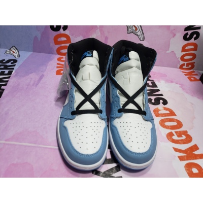 GET Jordan 1 Retro High White University Blue Black 555088-134