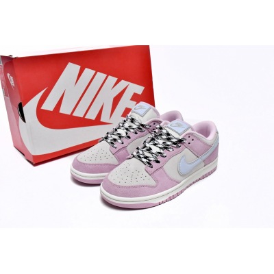 GETDunk Low Pink Suede D07412-901