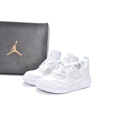 Kid Shoes GET Jordan 4 Retro Pure Money (2017) (PS) 308499-100