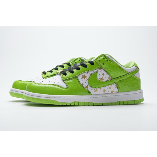 UABAT SB Dunk Low Stars Mean Green (2021) DH3228-101 ，