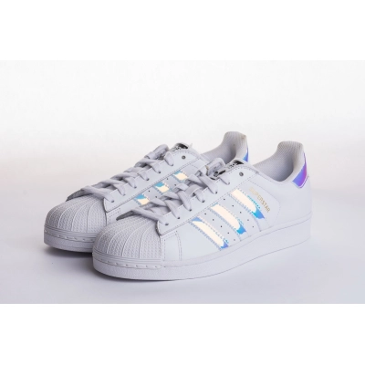 PKGoden  BoostMastersLin Superstar White Iridescent (Youth)，AQ6278 01