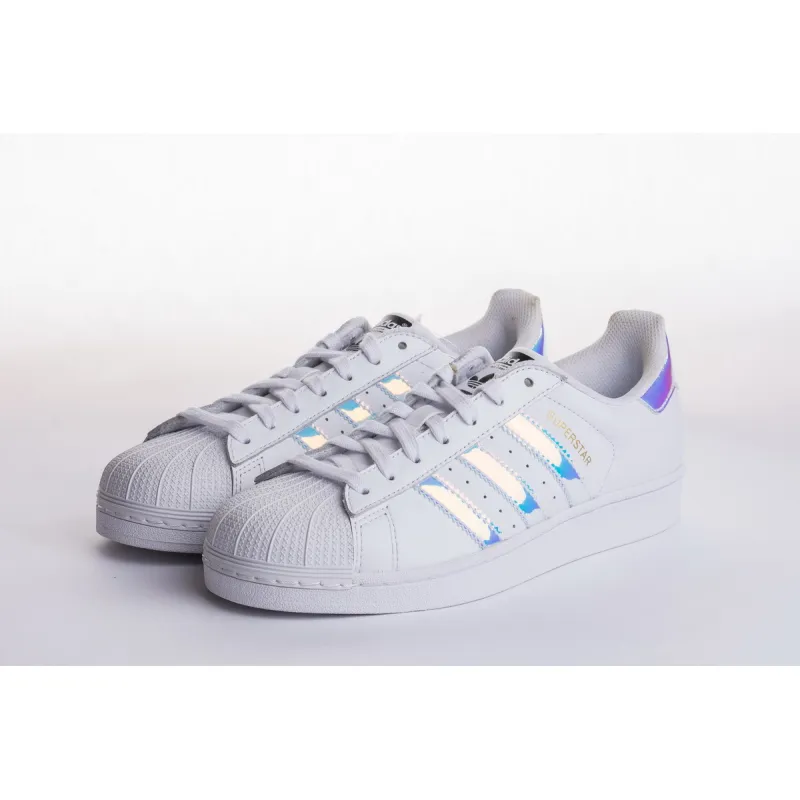 PKGoden  BoostMastersLin Superstar White Iridescent (Youth)，AQ6278