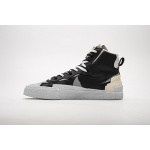 PKGoden ﻿ Blazer Mid sacai Black Grey, BV0072-002